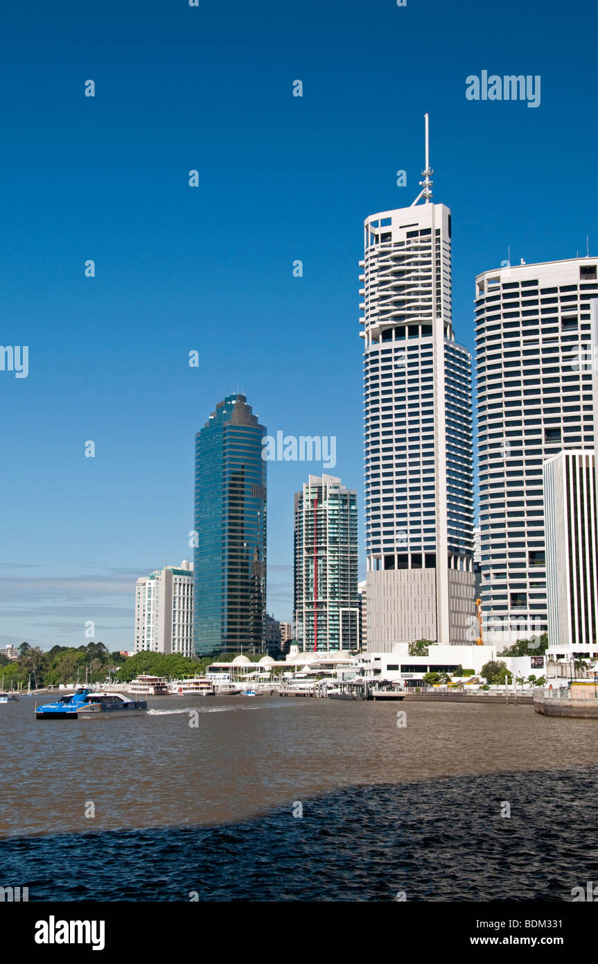 The city of Brisbane in Australia Stock Photo