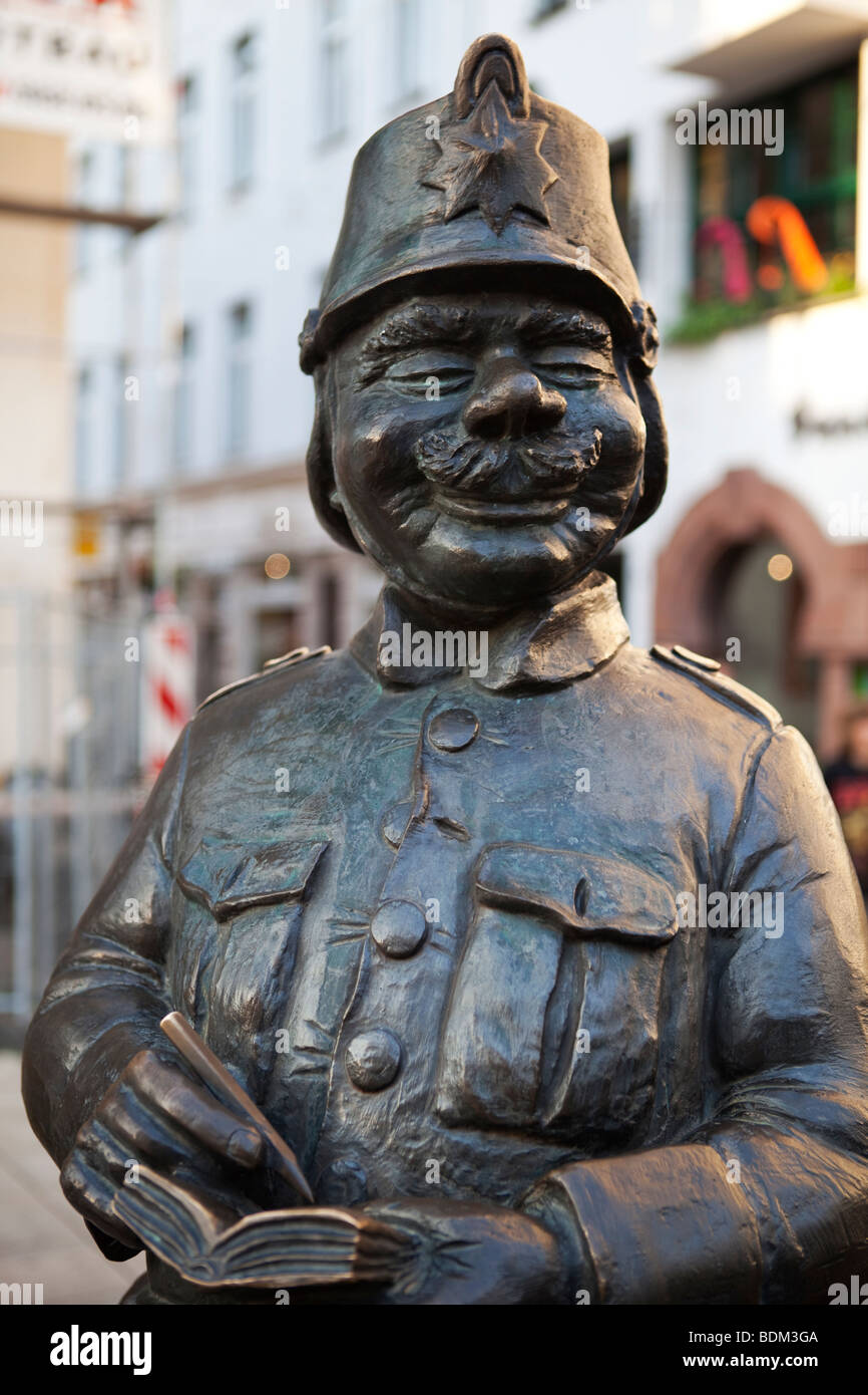 Statue of the old mint, Koblenz, Rhineland-Palatinate, Germany Stock Photo