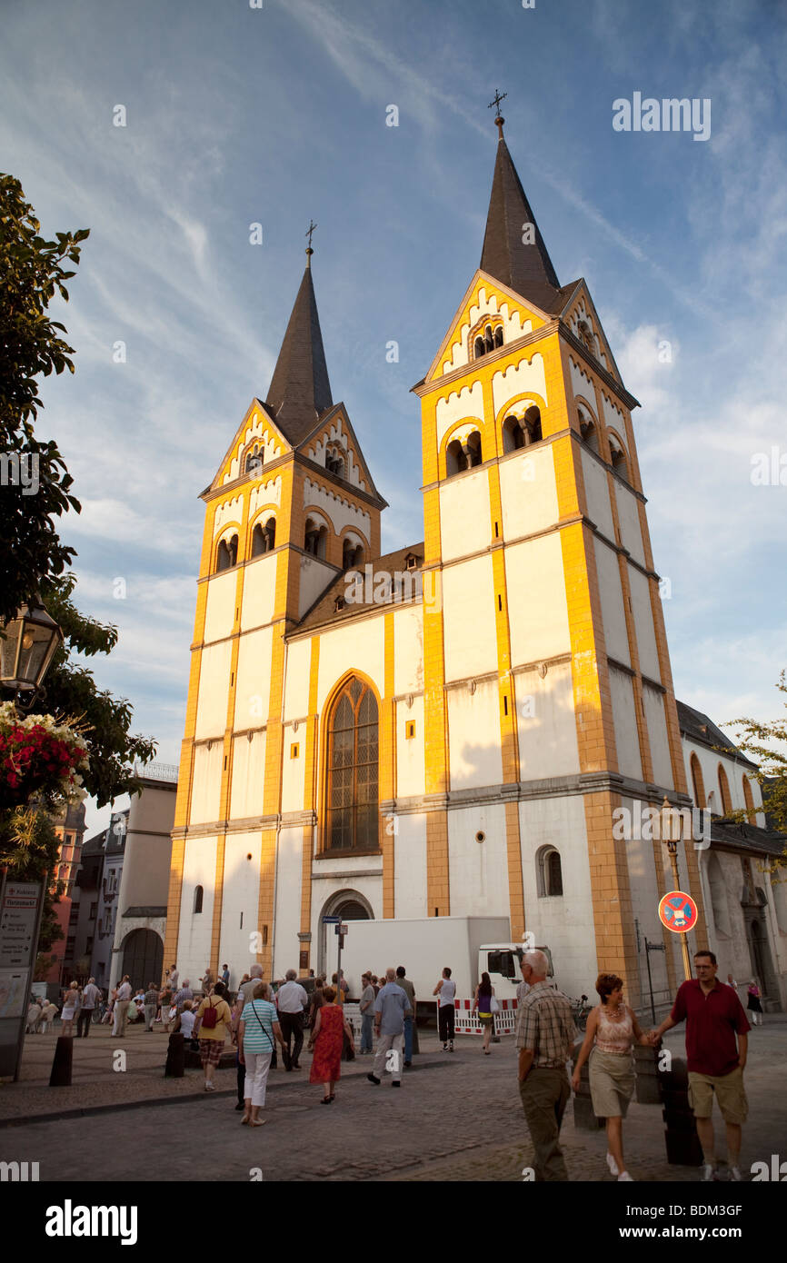 St Florin kirche, Koblenz, Rhineland-Palatinate, Germany Stock Photo
