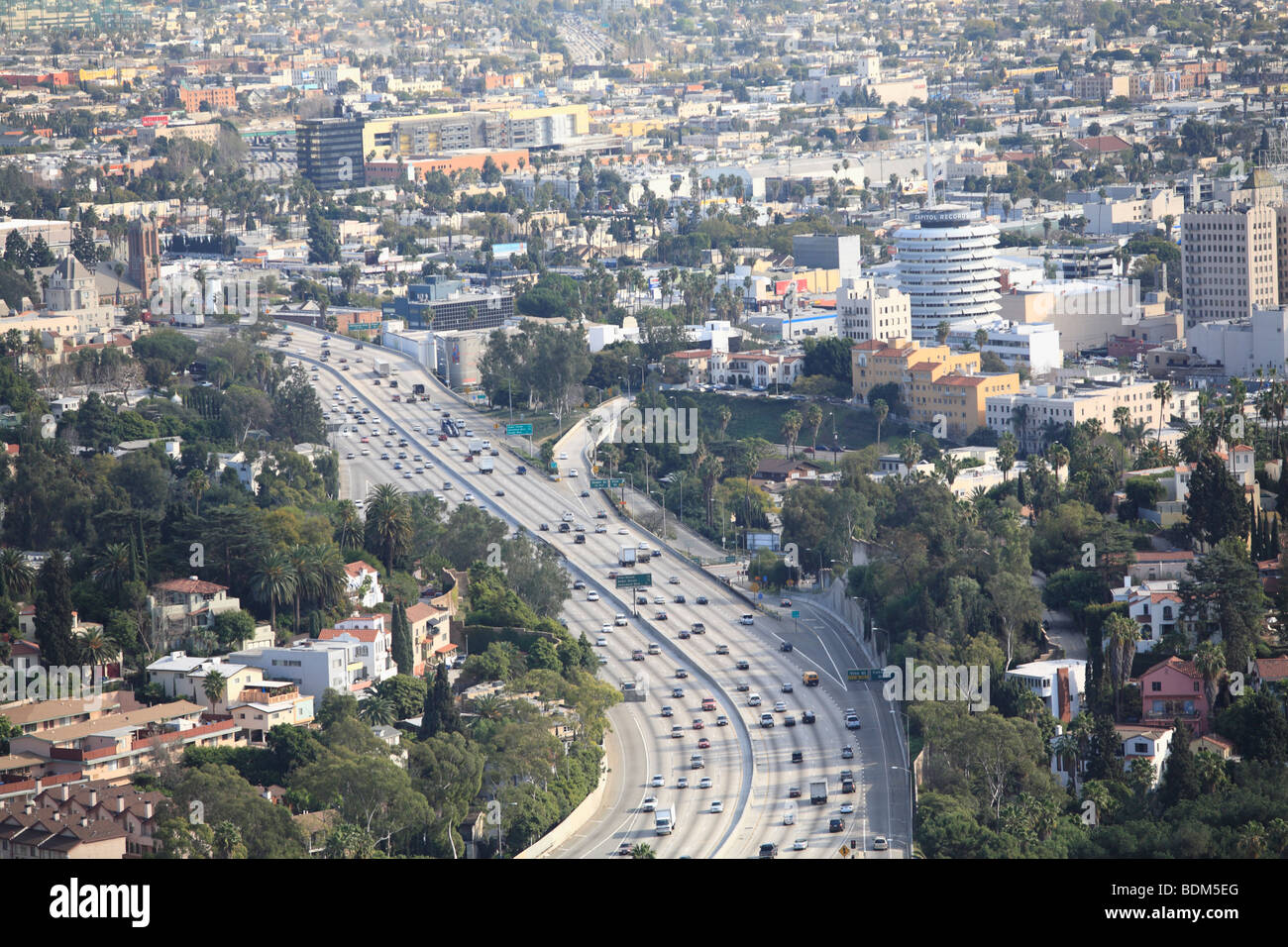 Hollywood 101 Freeway, Los Angeles, California, USA Stock Photo - Alamy