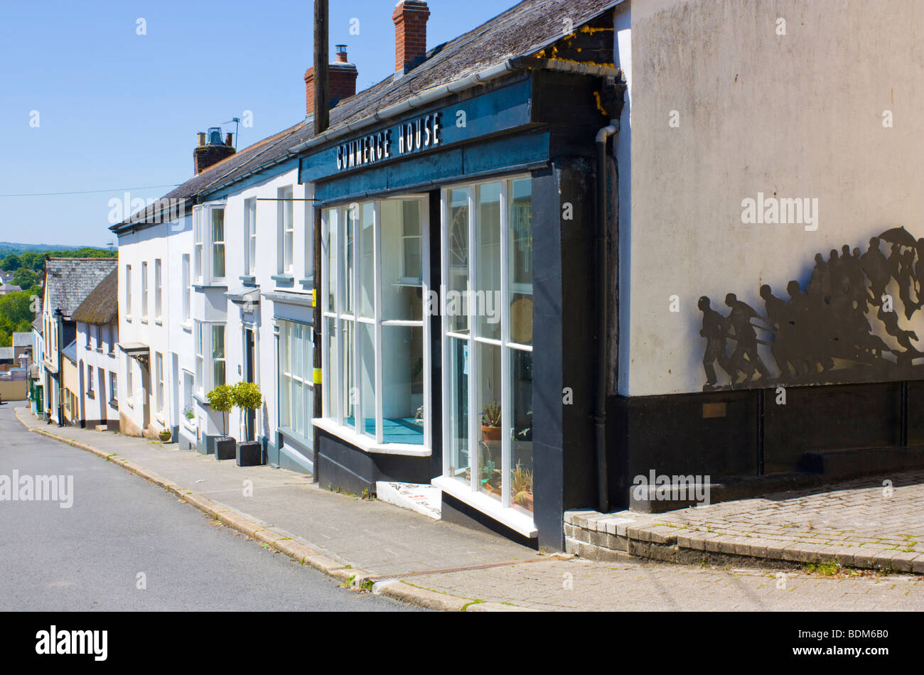 Street Scene, Hatherleigh, Devon UK Stock Photo Alamy