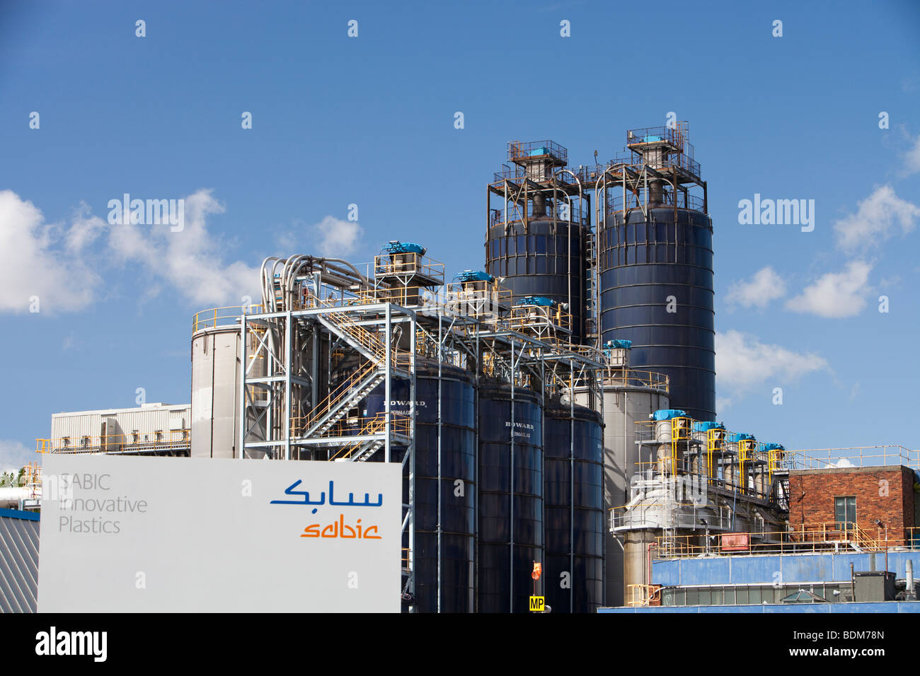 The Sabic plastics factory on the industrial complext at grangemouth