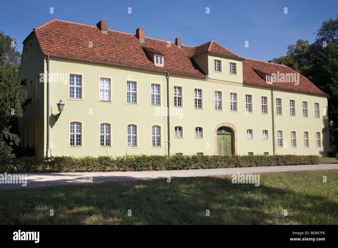 Gruenes Haus, Neuer Garten, Potsdam, Brandenburg, Germany Stock Photo