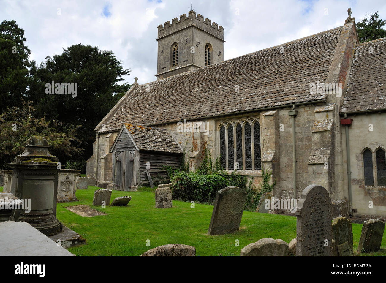 St. John the Baptist's church, Elmore Stock Photo Alamy