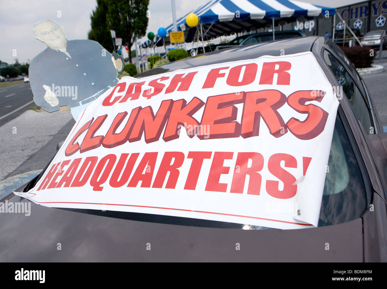 15 August 2009 Hagerstown, Maryland "Clunker" vehicles pile up on