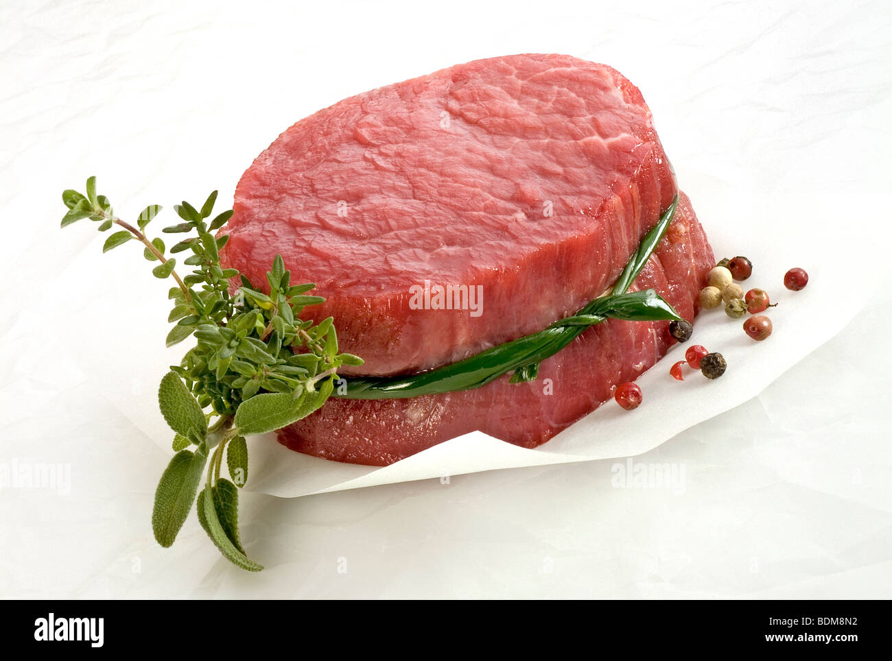 Raw fillet steak Stock Photo