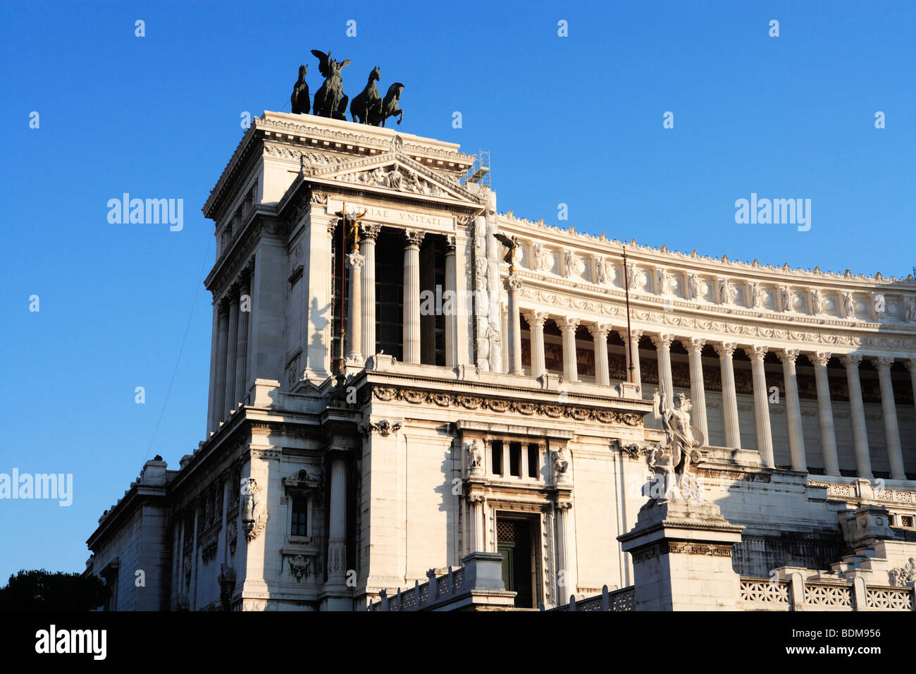 National Monument of Victor Emmanuel II - 'Il Vittoriano' Stock Photo