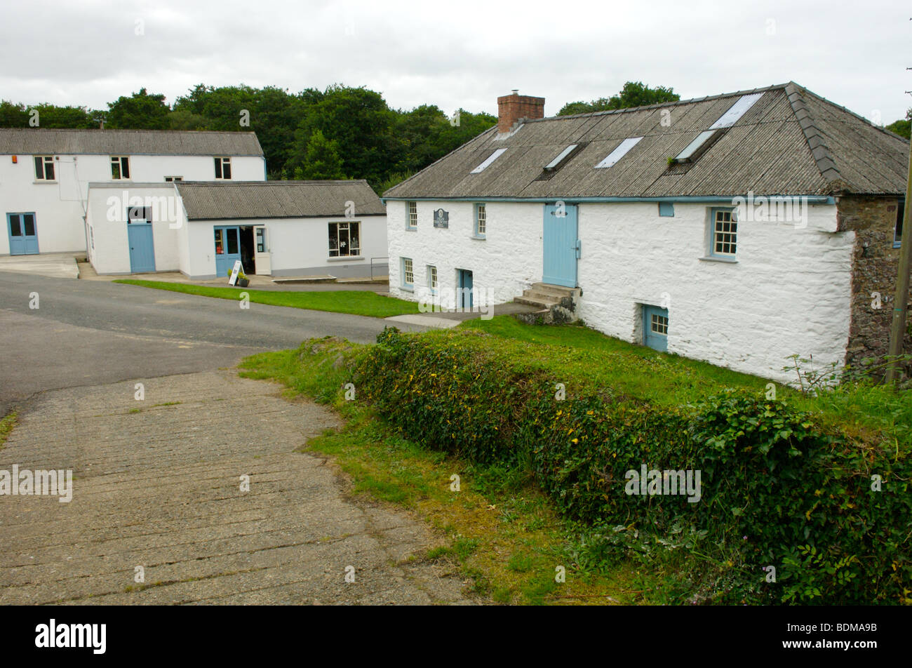 Melin Tregwynt is a working mill in Castlemorris, Haverfordwest, Pembrokeshire Stock Photo