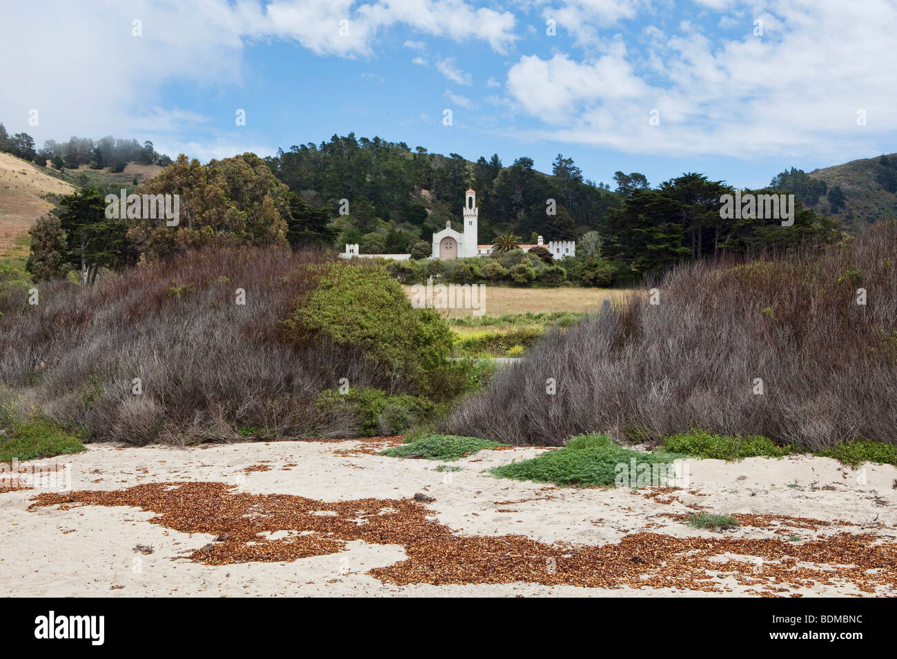 Landscape in Carmel on the central California coast, USA Stock Photo