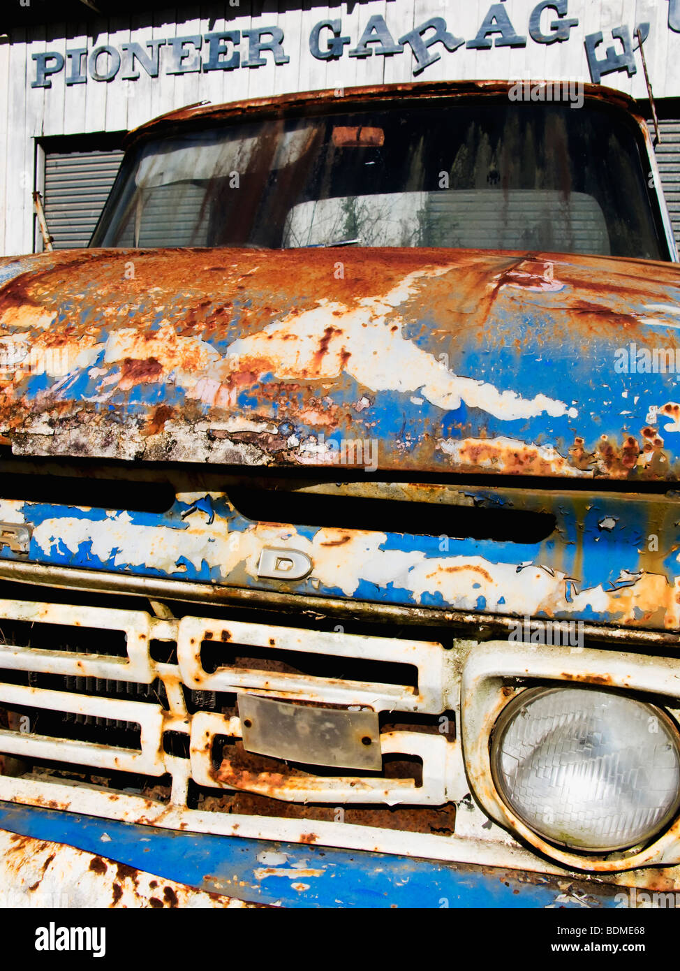 Old Rusty Car Stock Photo