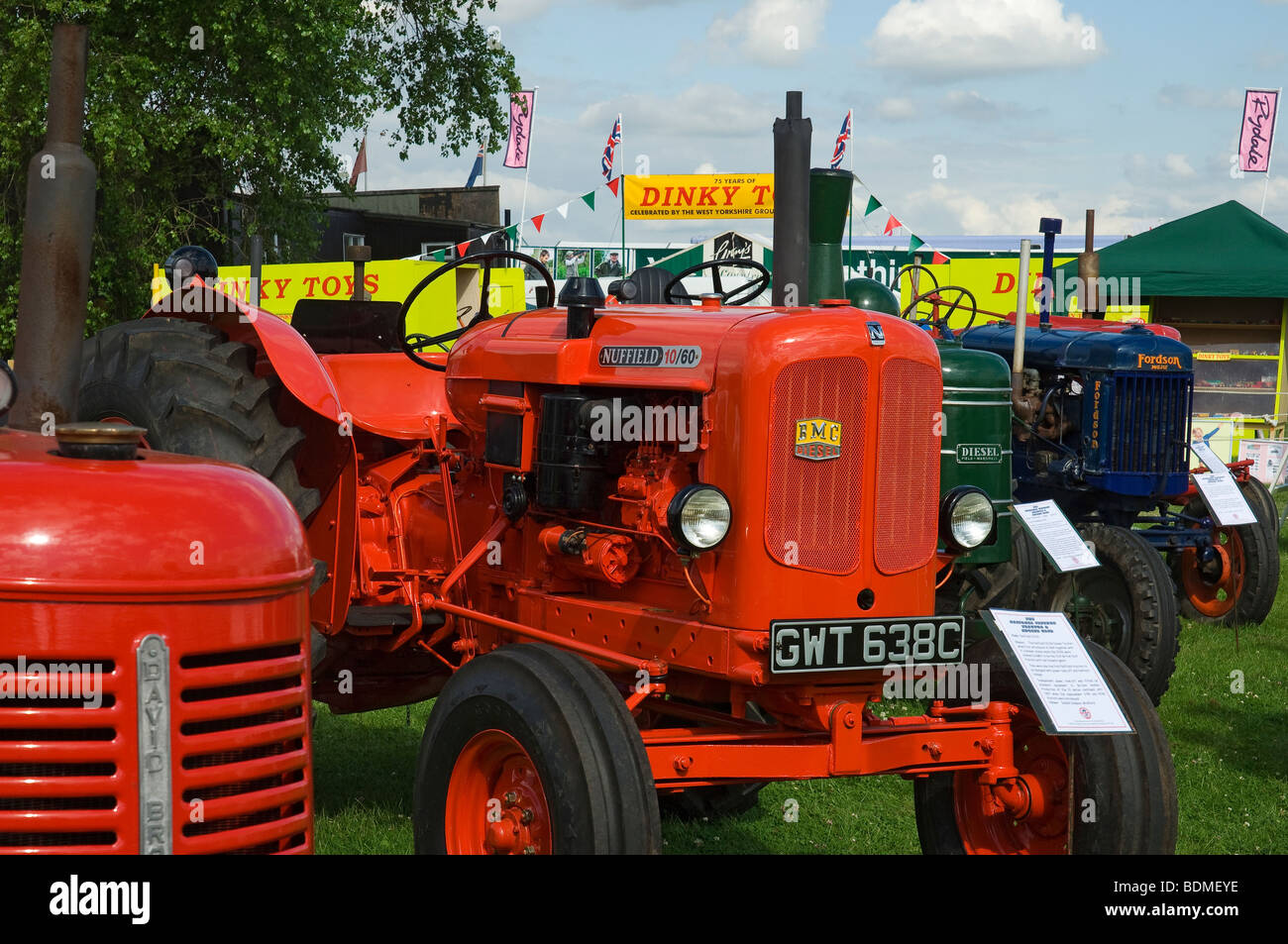 Vintage tractors on display at the Great Yorkshire Show Harrogate North