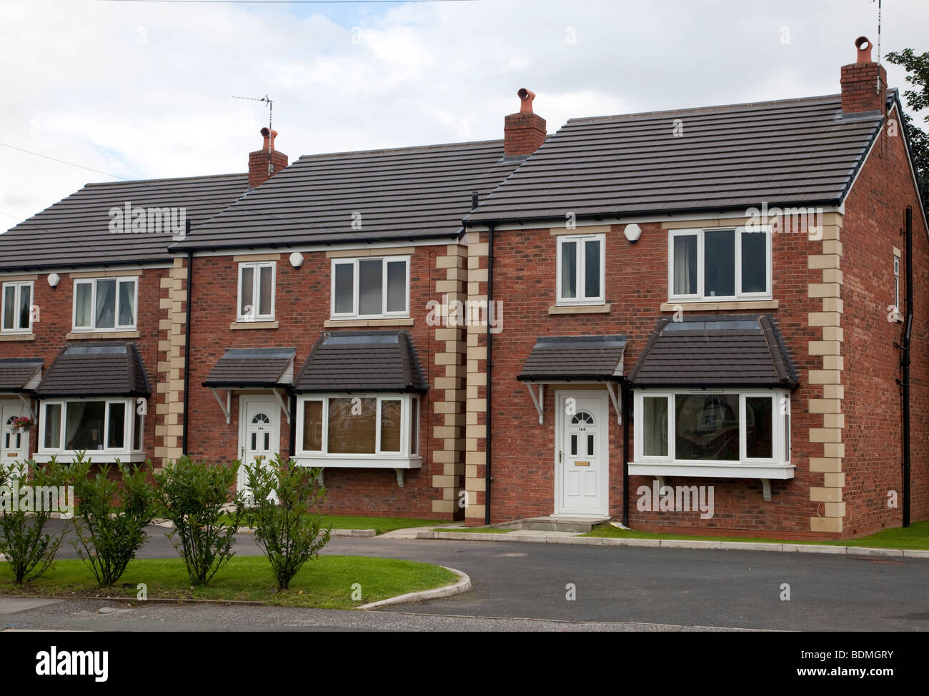 Modern town houses, Macclesfield, Cheshire Stock Photo Alamy
