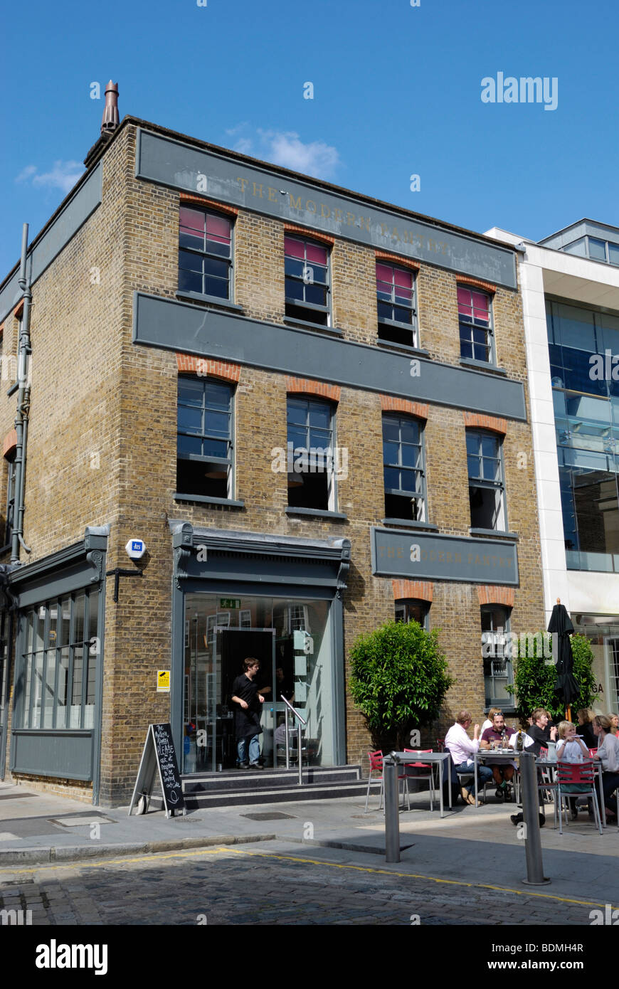 The Modern Pantry Cafe And Restaurant In St John S Square Stock