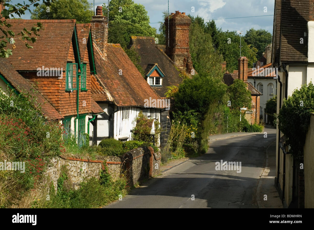 Shere Surrey a famous pretty English village near London UK HOMER SYKES Stock Photo
