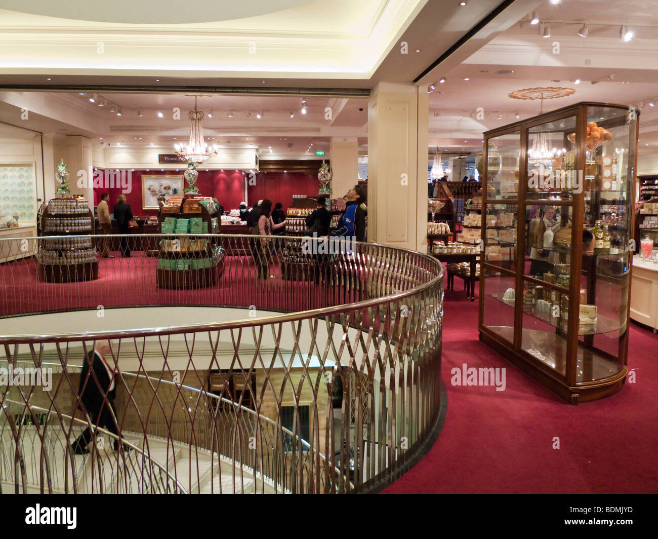 Food Hall at Fortnum & Mason, Piccadilly, London Stock Photo