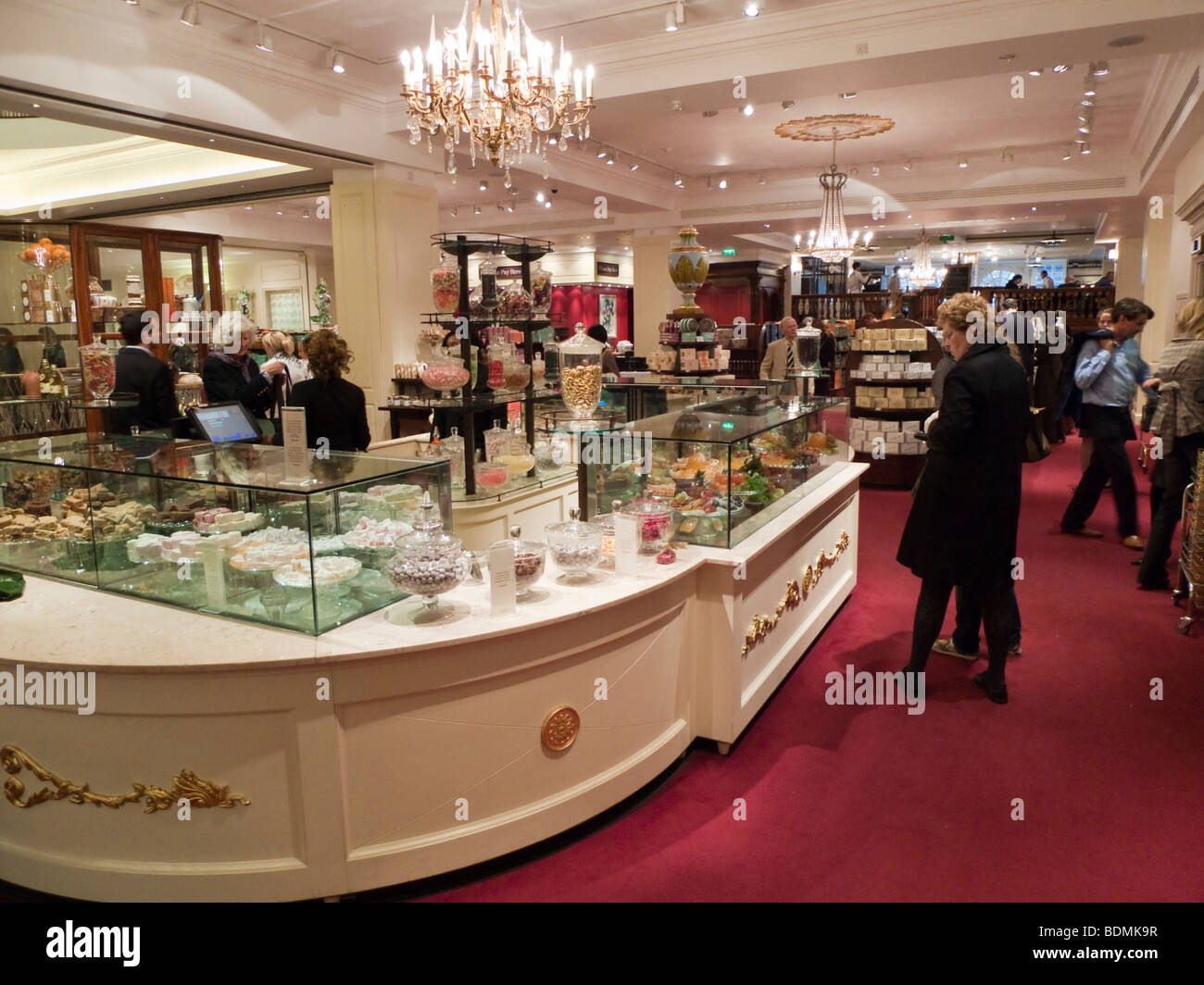 Food Hall at Fortnum & Mason, Piccadilly, London Stock Photo