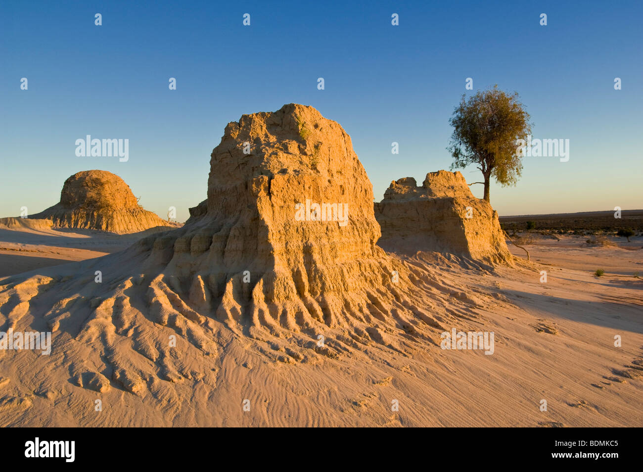 Walls of China, Mungo National Park, New South Wales, Australia Stock Photo