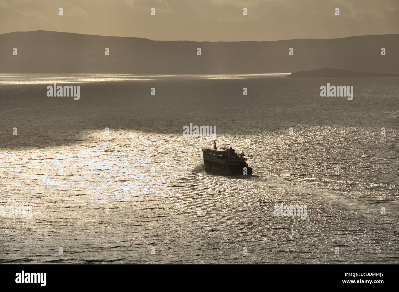 Caledonian Macbrayne ferry, Uig, Skye, Scotland Stock Photo