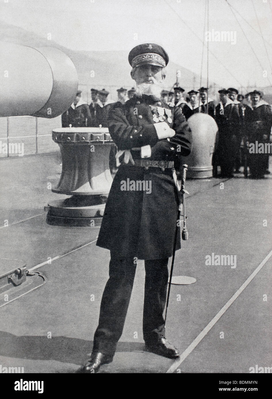 French Admiral Emile Paul Aimable Guepratte born 1856 died 1939. Stock Photo