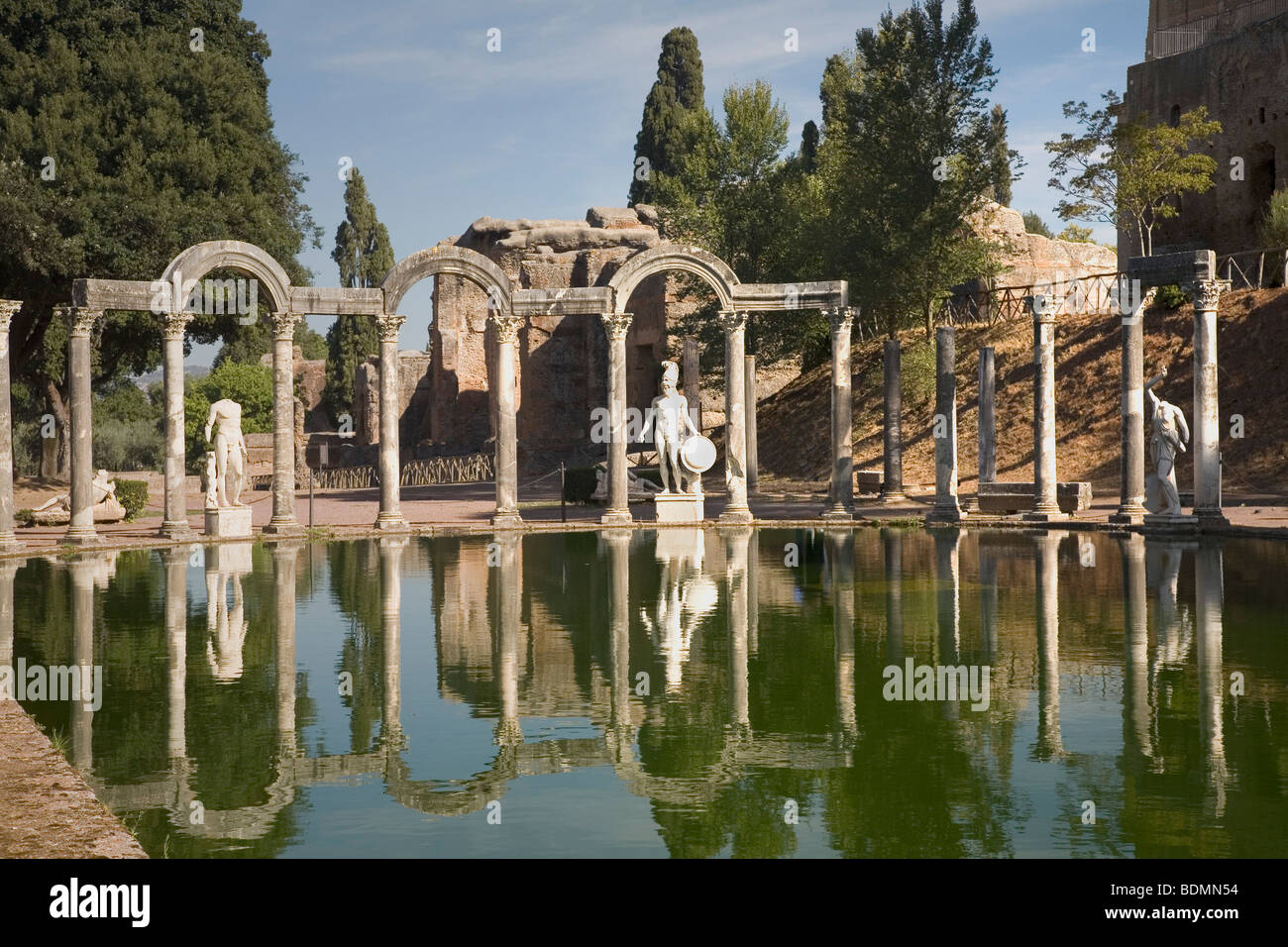 Tivoli, Villa Adriana, Serapeium Stock Photo