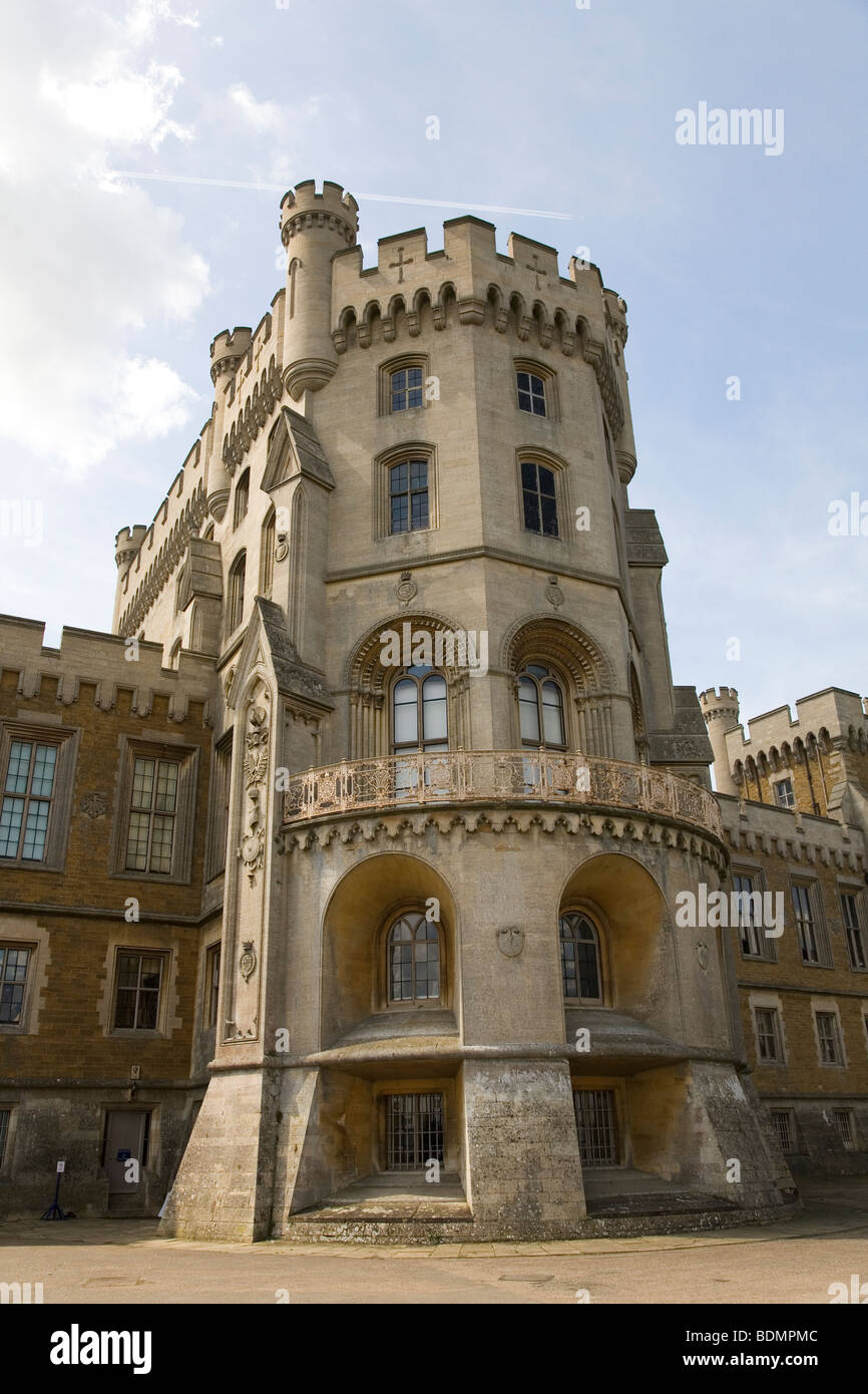 A detail from Belvoir Castle, an attractive stately home close to Grantham in the English Midlands. Stock Photo