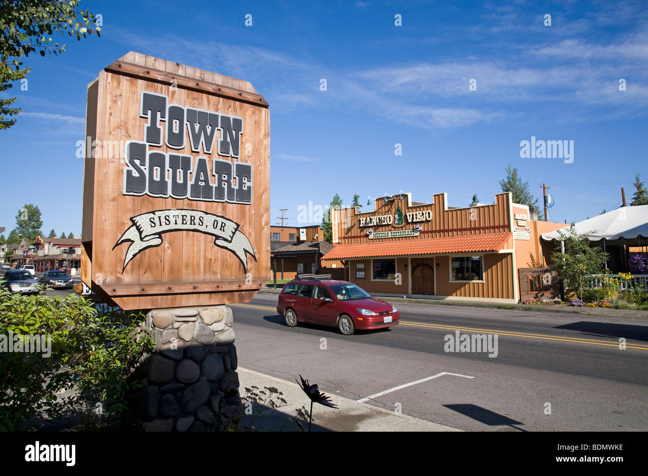 Downtown sisters oregon hires stock photography and images Alamy