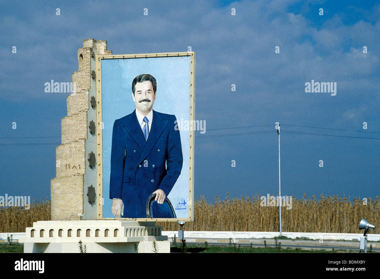 iraq, asia, Saddam Hussein Stock Photo