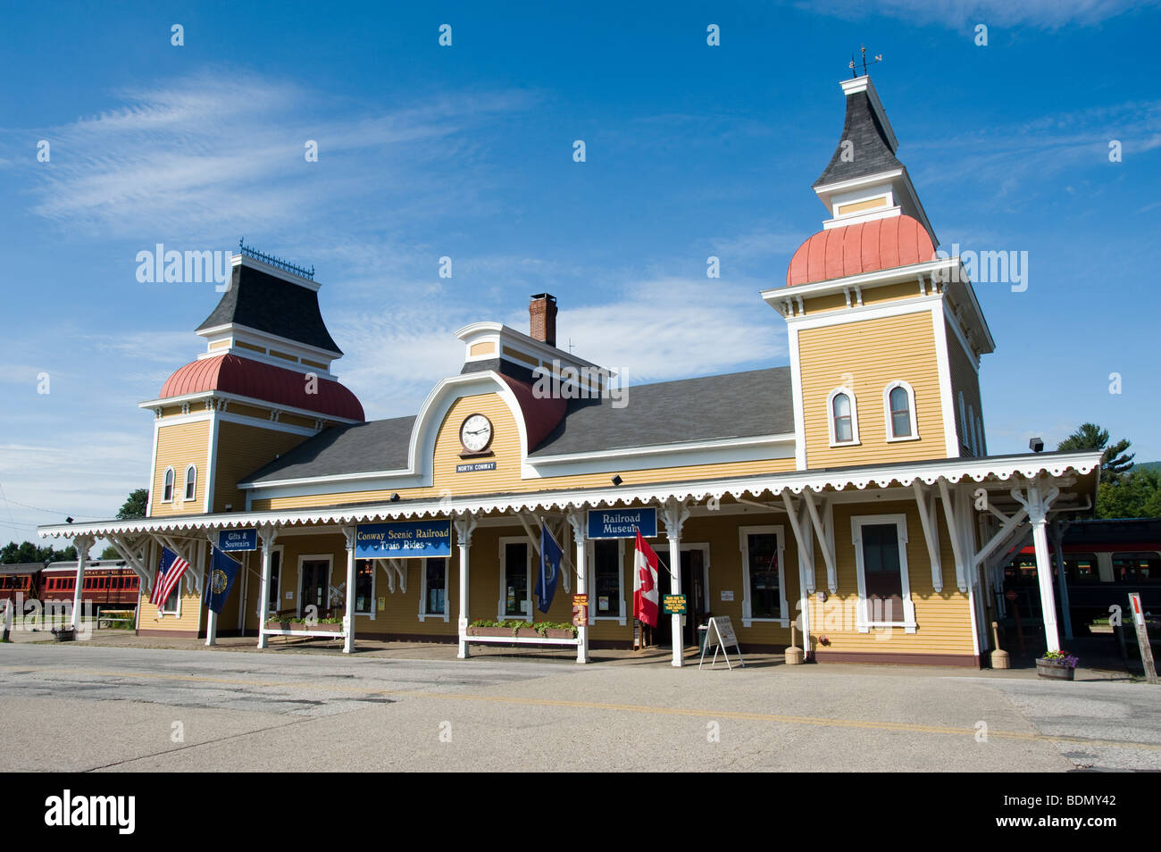 North Conway NH railroad station designed by architect Nathaniel J