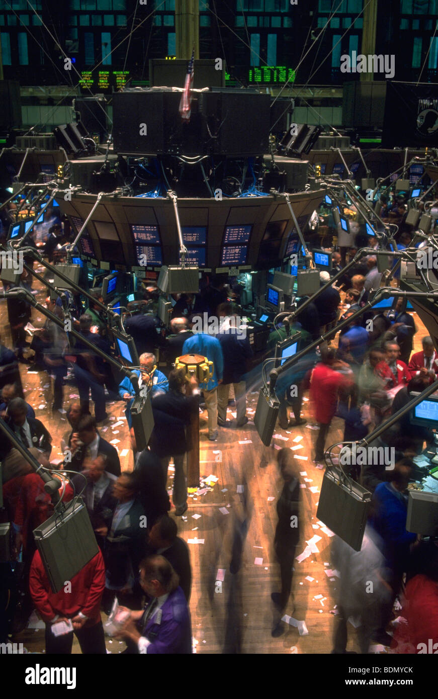 New York Stock Exchange Floor Stock Photo - Alamy