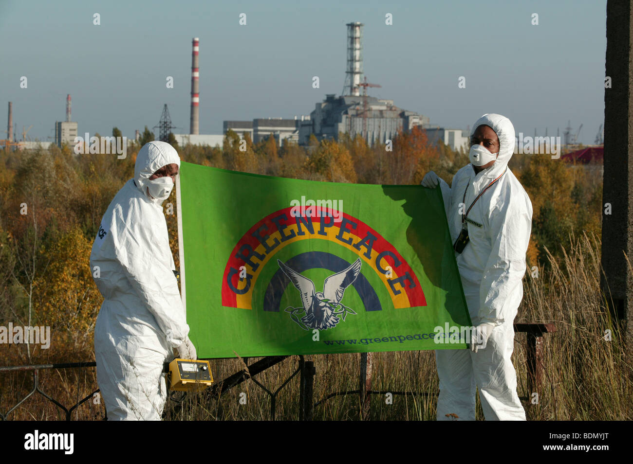 On the ground action training for Greenpeace Radiation Safety Advisors