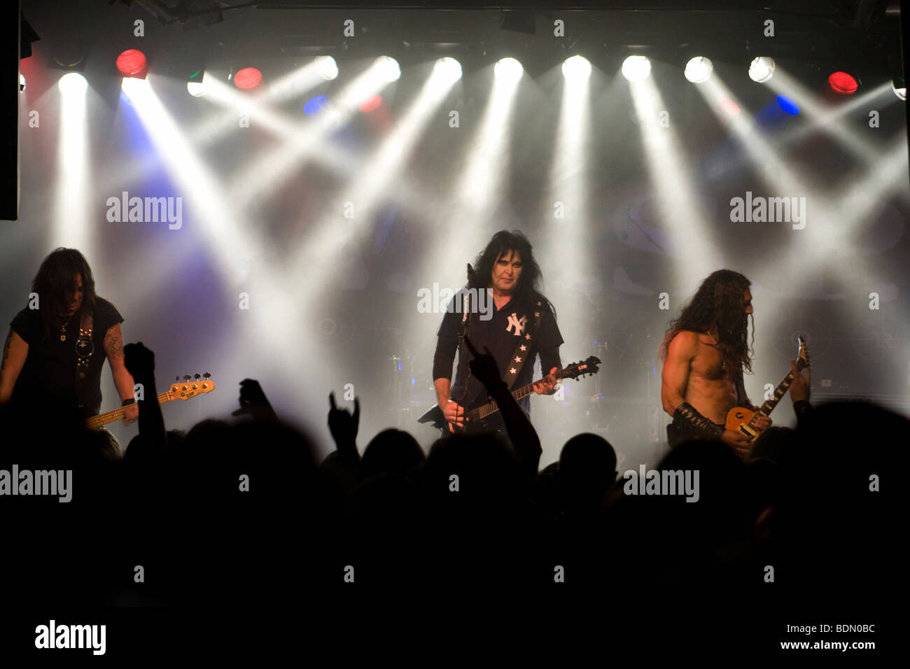 US-metal-rock band W.A.S.P. live in Schueuer, Lucerne, Switzerland Stock Photo