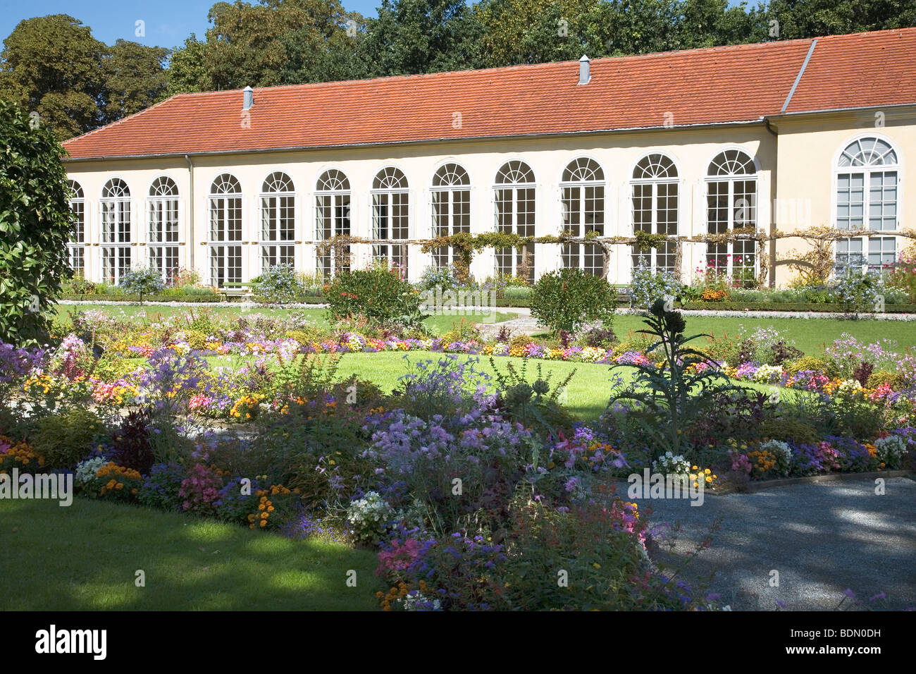 Orangerie, Neuer Garten, Potsdam, Brandenburg, Germany Stock Photo