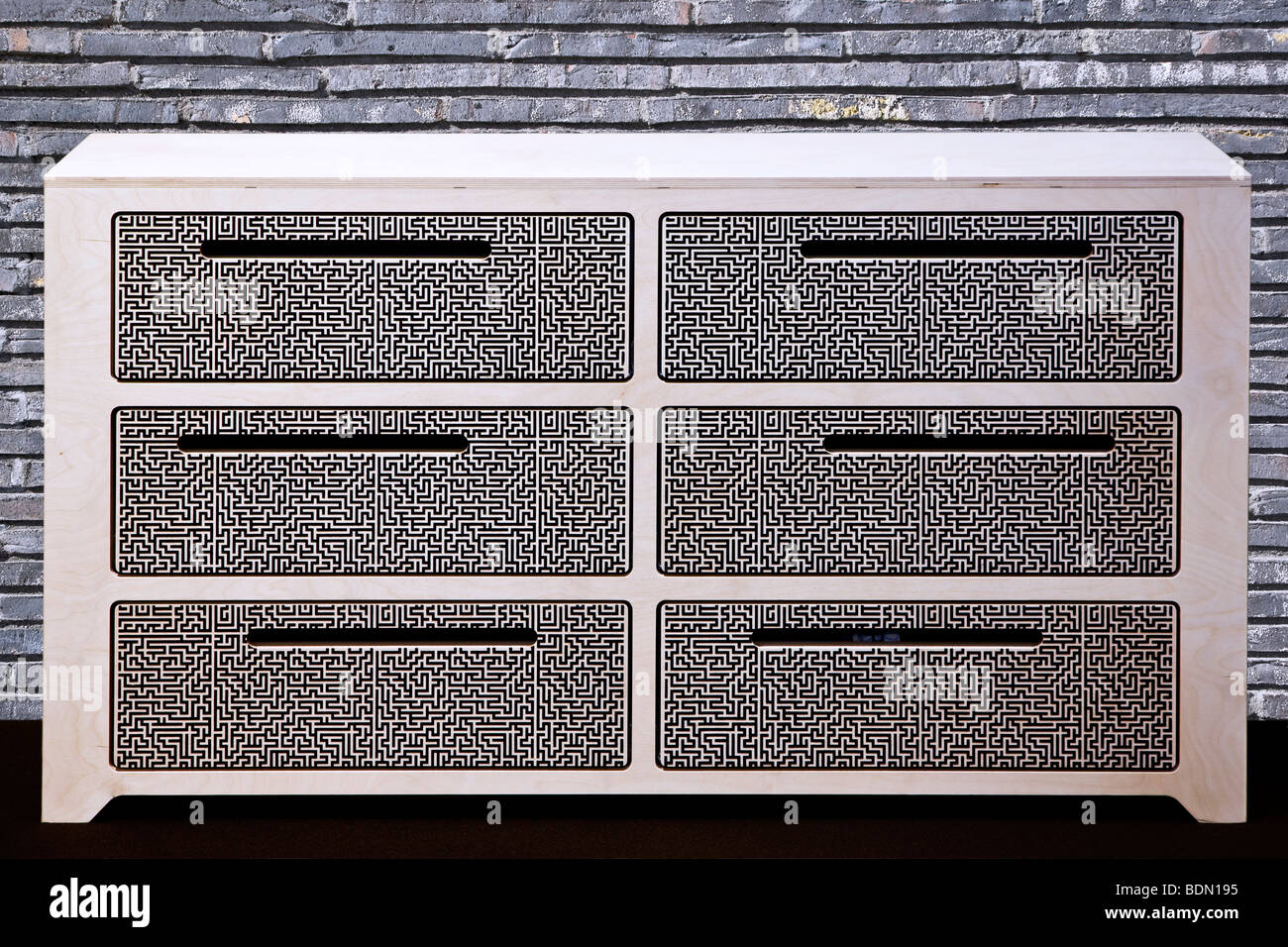 Modern design chest of drawers Stock Photo Alamy