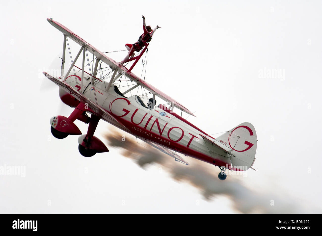Team Guinot Wingwalkers, Dunsfold Wings and Wheels 2009 Stock Photo