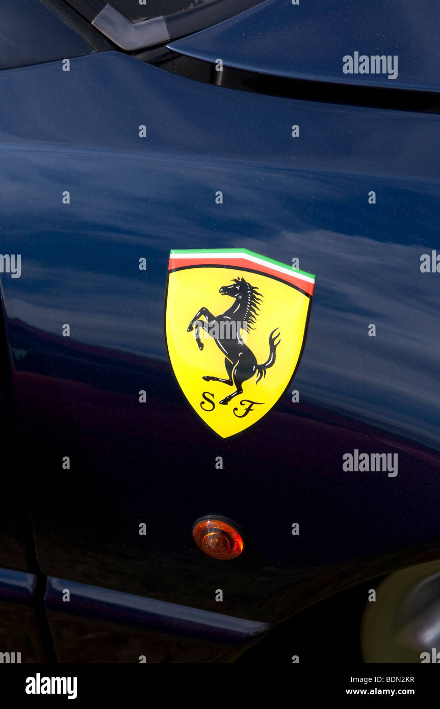 Scuderia Ferrari badge Stock Photo