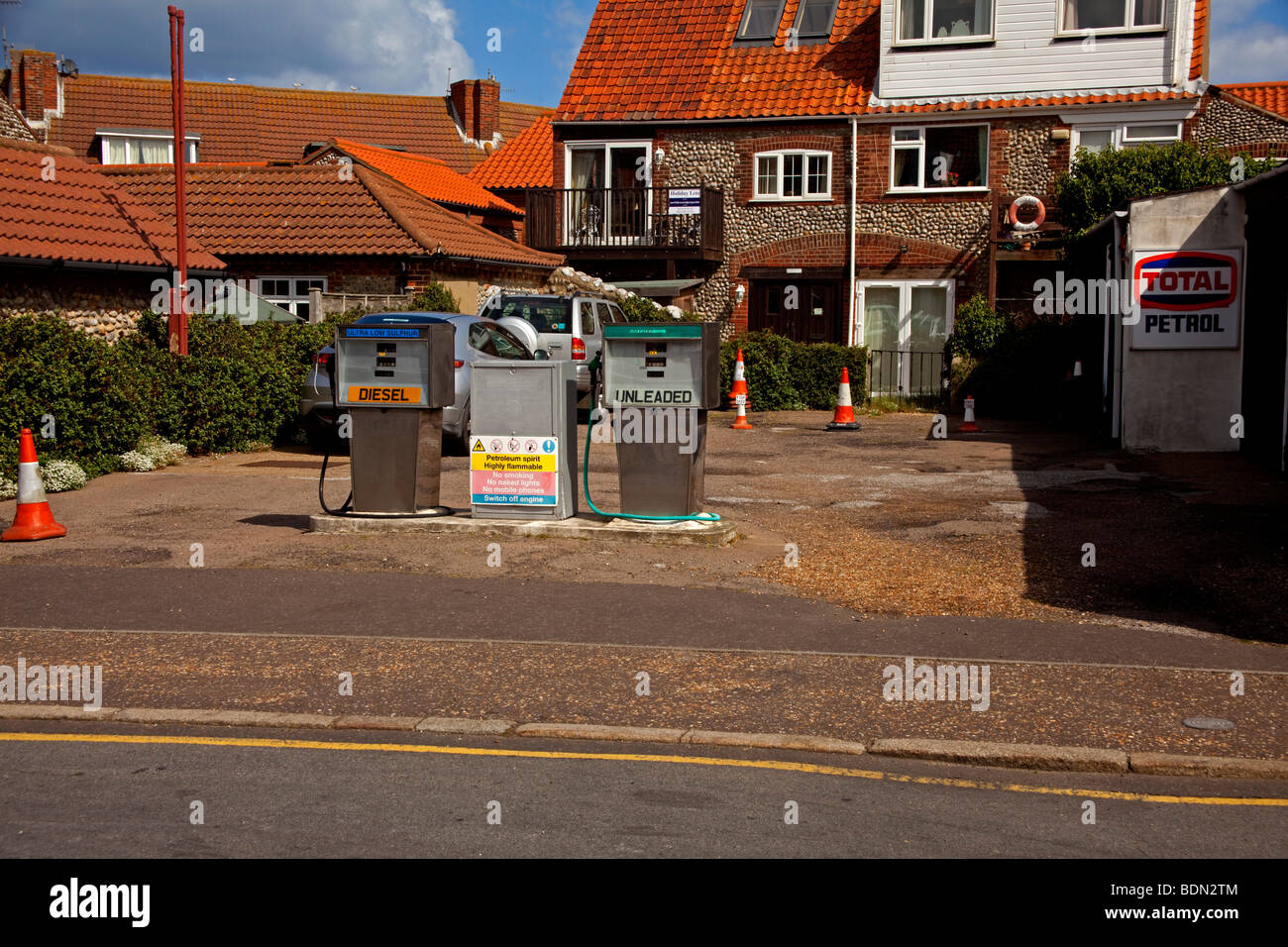 Petrol station Stock Photo