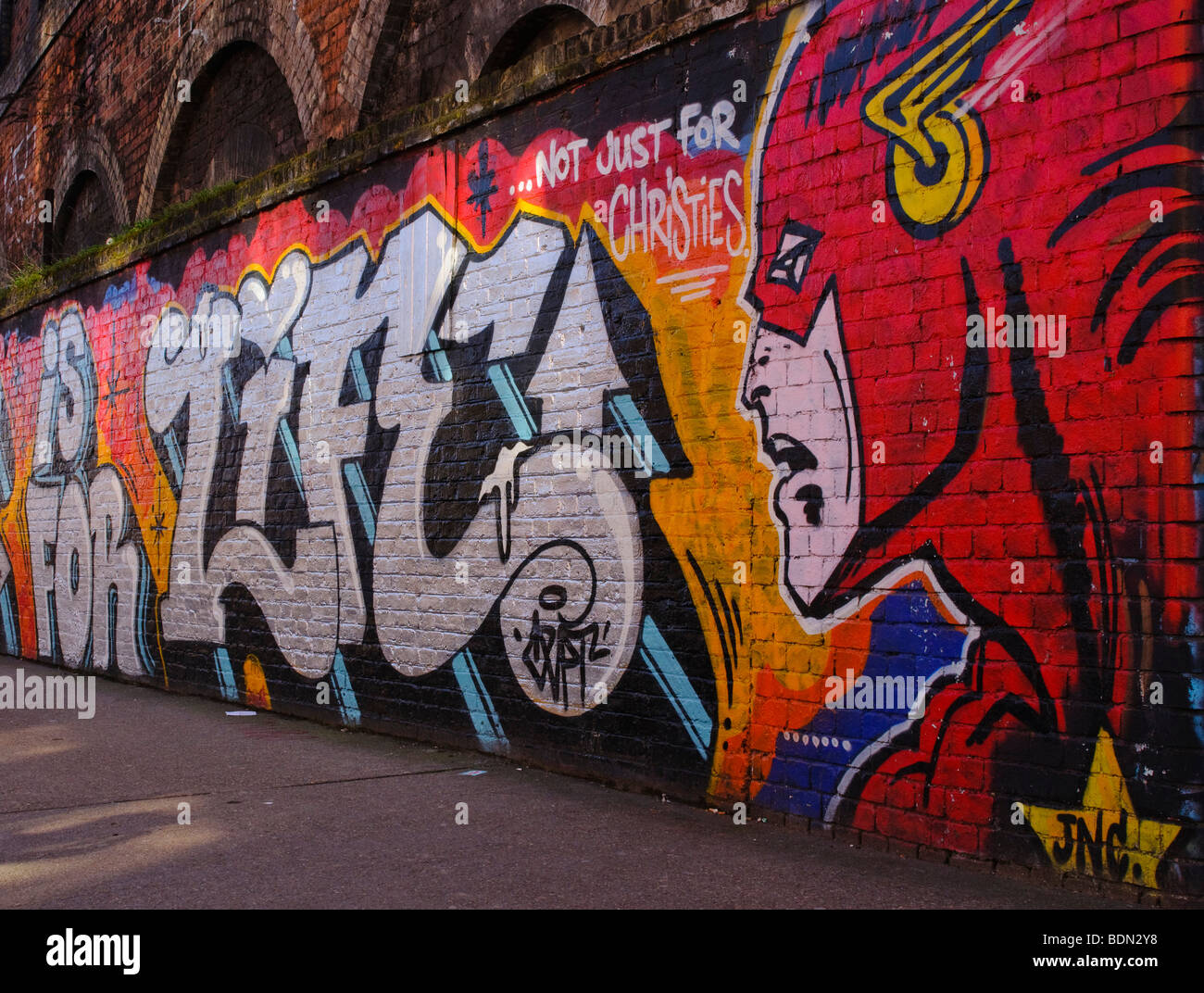 Grafitti wall Stock Photo