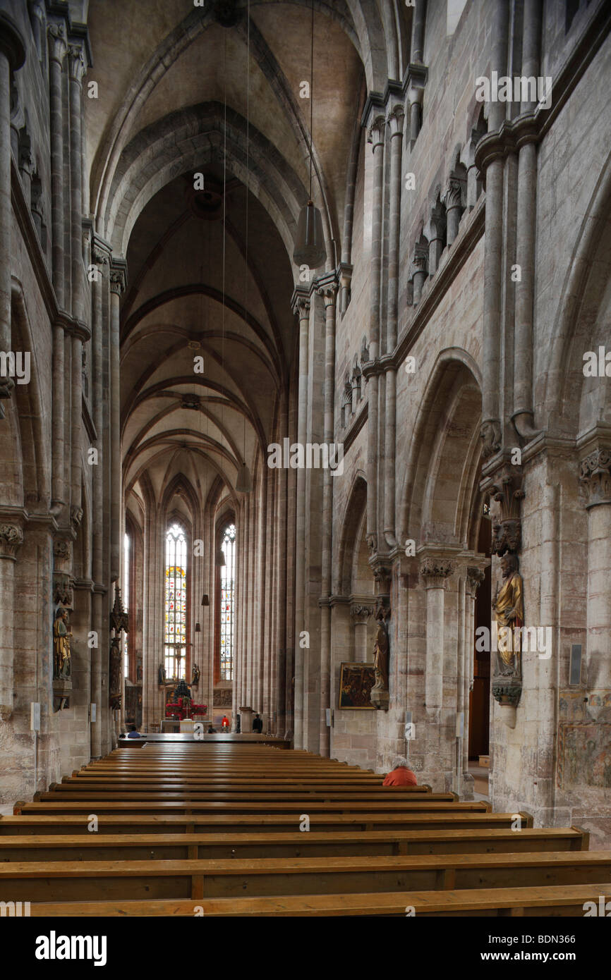 Nürnberg, Sebalduskirche, St. Sebaldus, Chor, Blick nach Osten Stock Photo