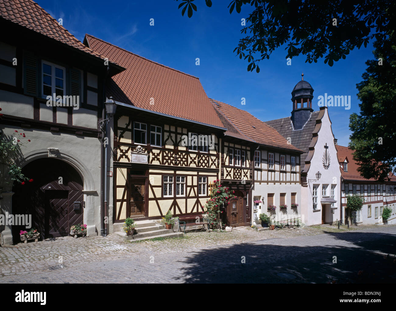 Königsberg in Bayern, Der Salzmarkt von Süden Stock Photo