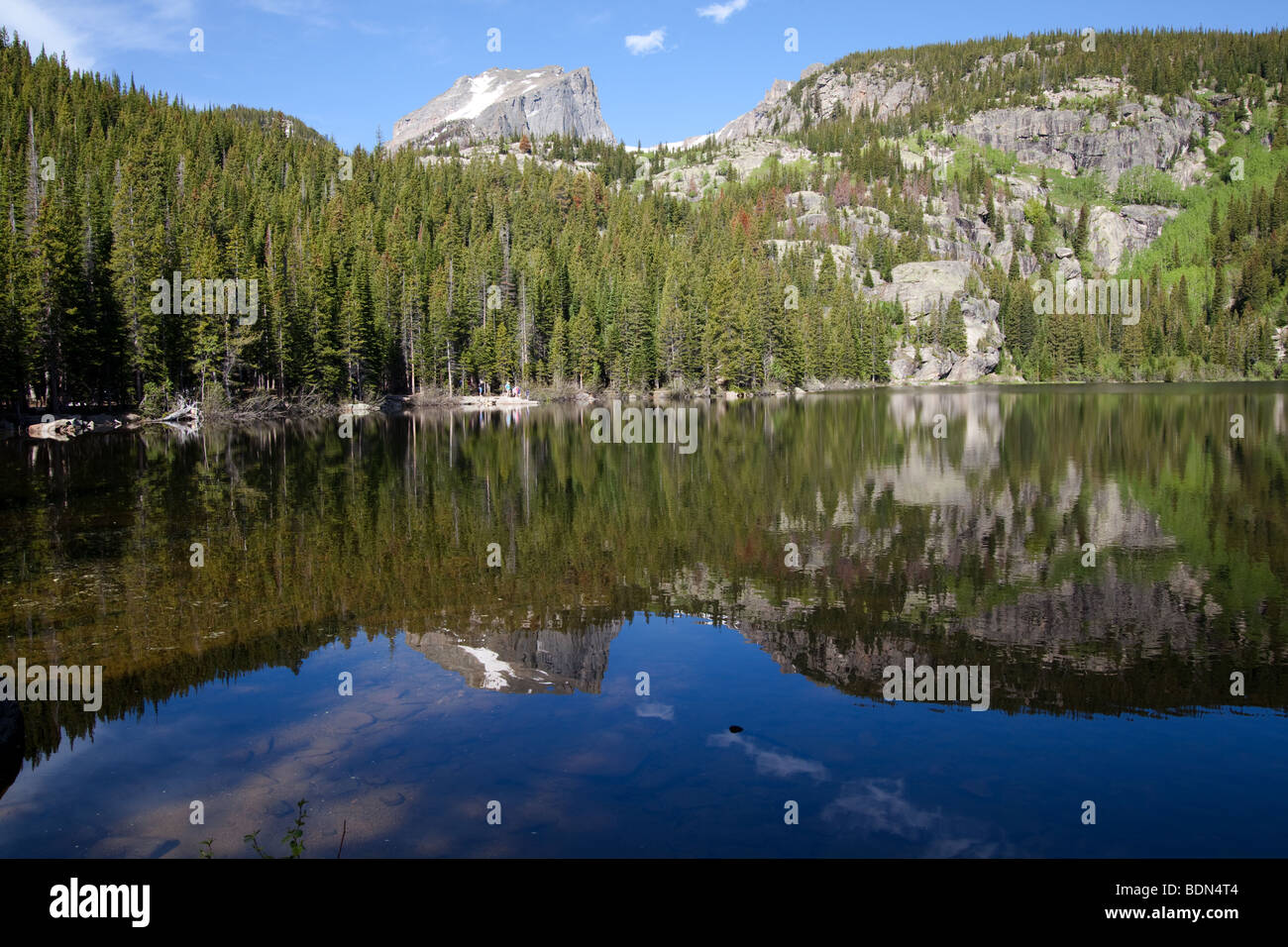 Bear Lake, Estes Park Colorado Stock Photo Alamy