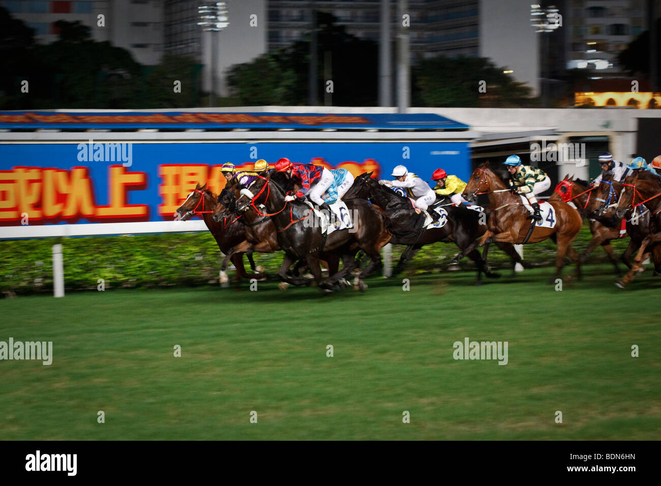 Horse Racing Track Galloping High Resolution Stock Photography and ...