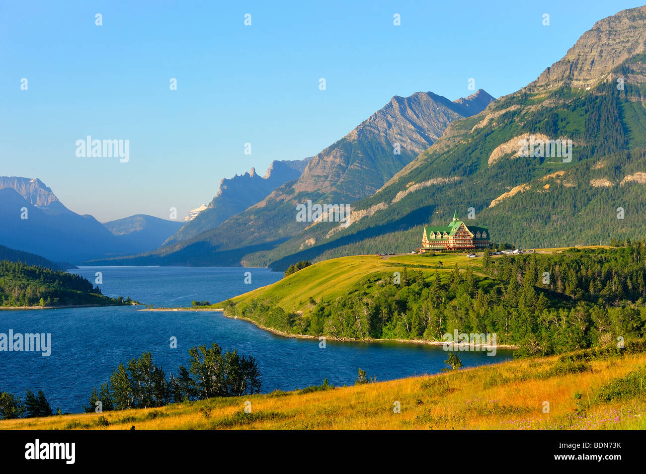 Waterton National Park 09671 Stock Photo Alamy