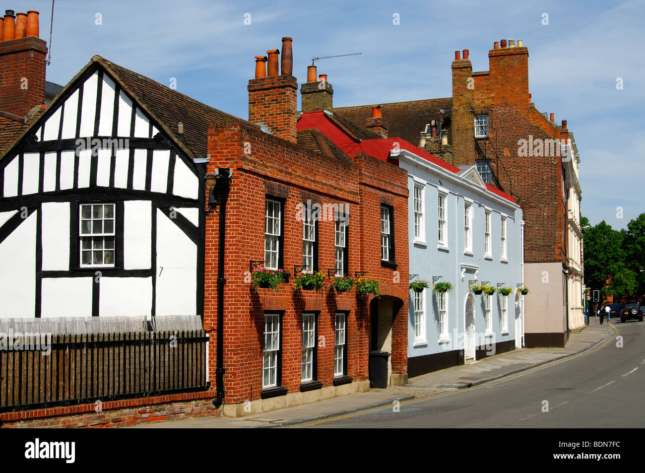 Residential houses in High Street, Eton,United Kingdom Stock Photo Alamy