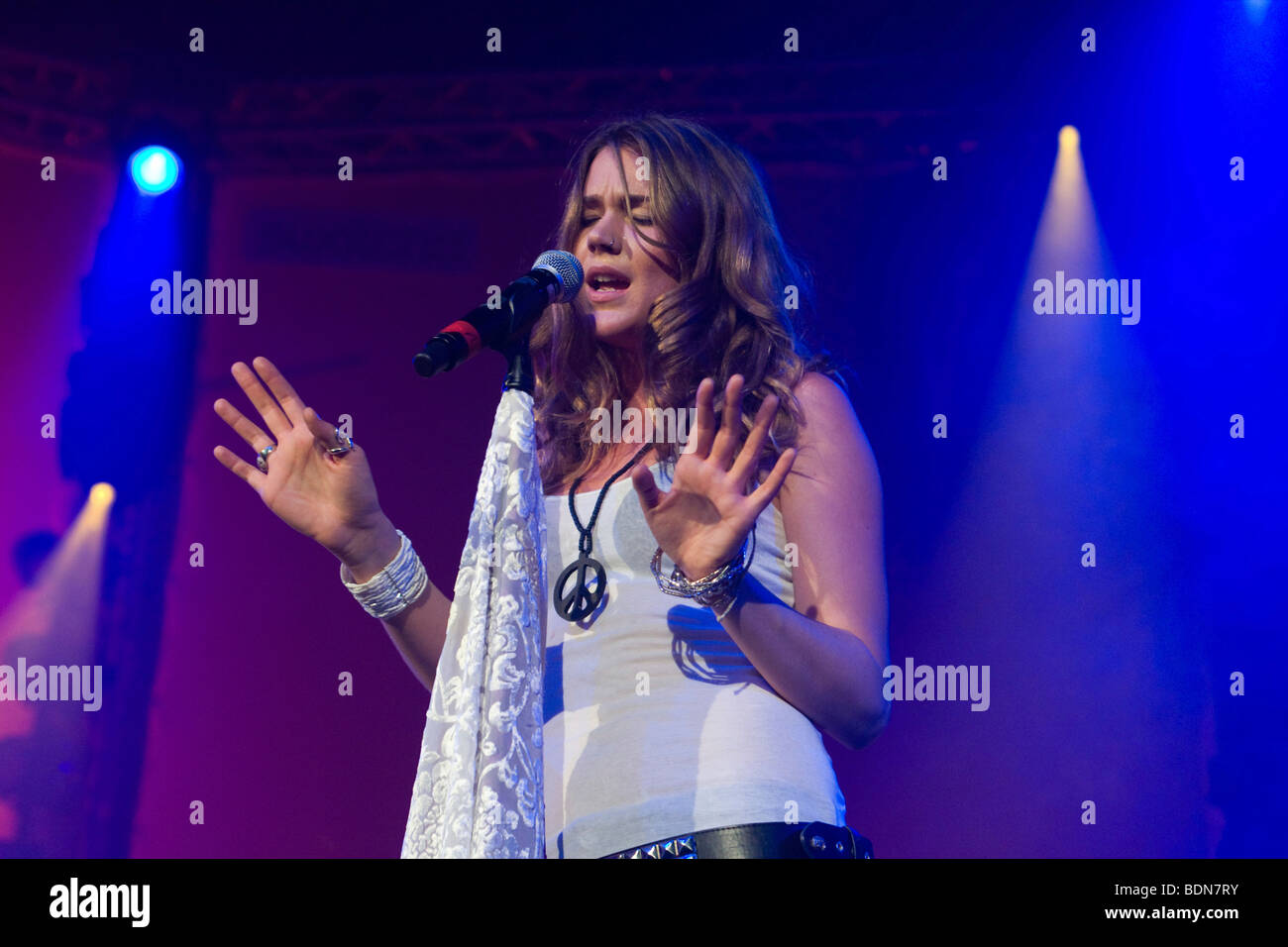 British soul singer Joss Stone live at Blue Balls Festival at Lucerne