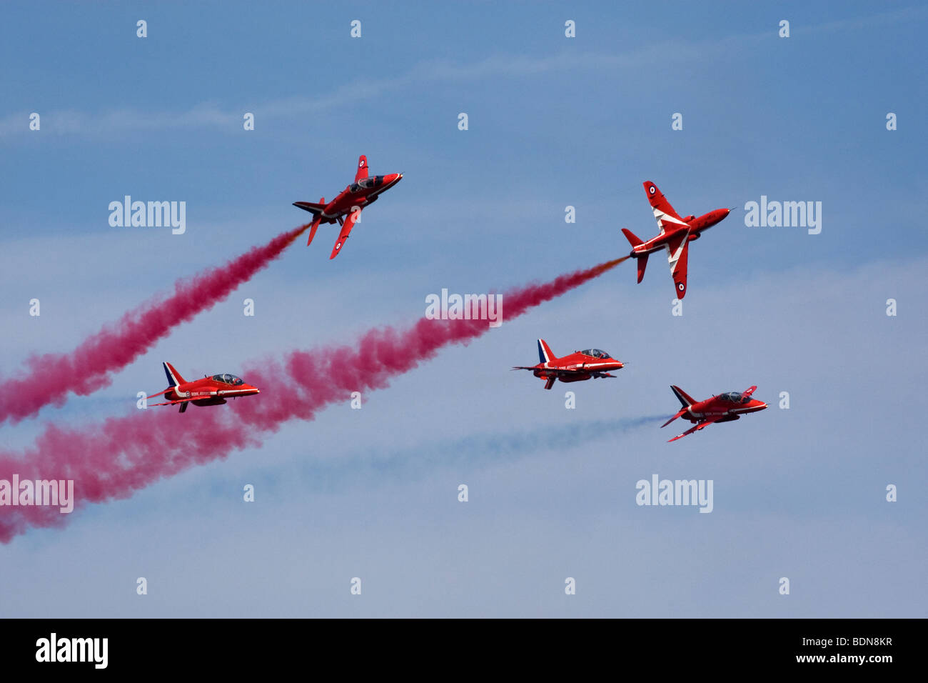 Red Arrows display 2009 Stock Photo - Alamy