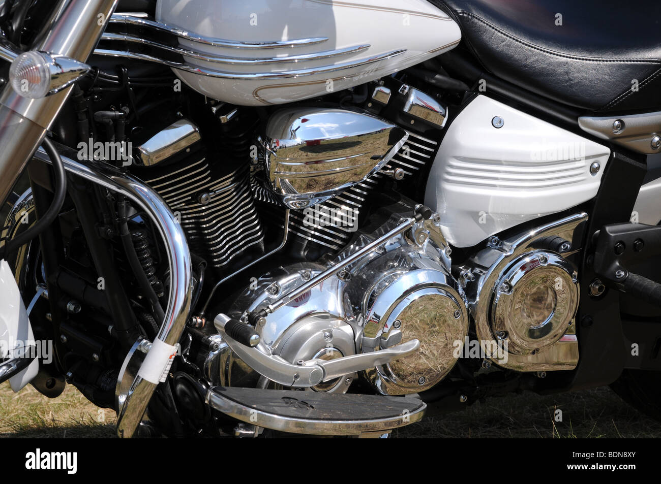 Yamaha XV1900 Midnight Star motorbike Stock Photo - Alamy