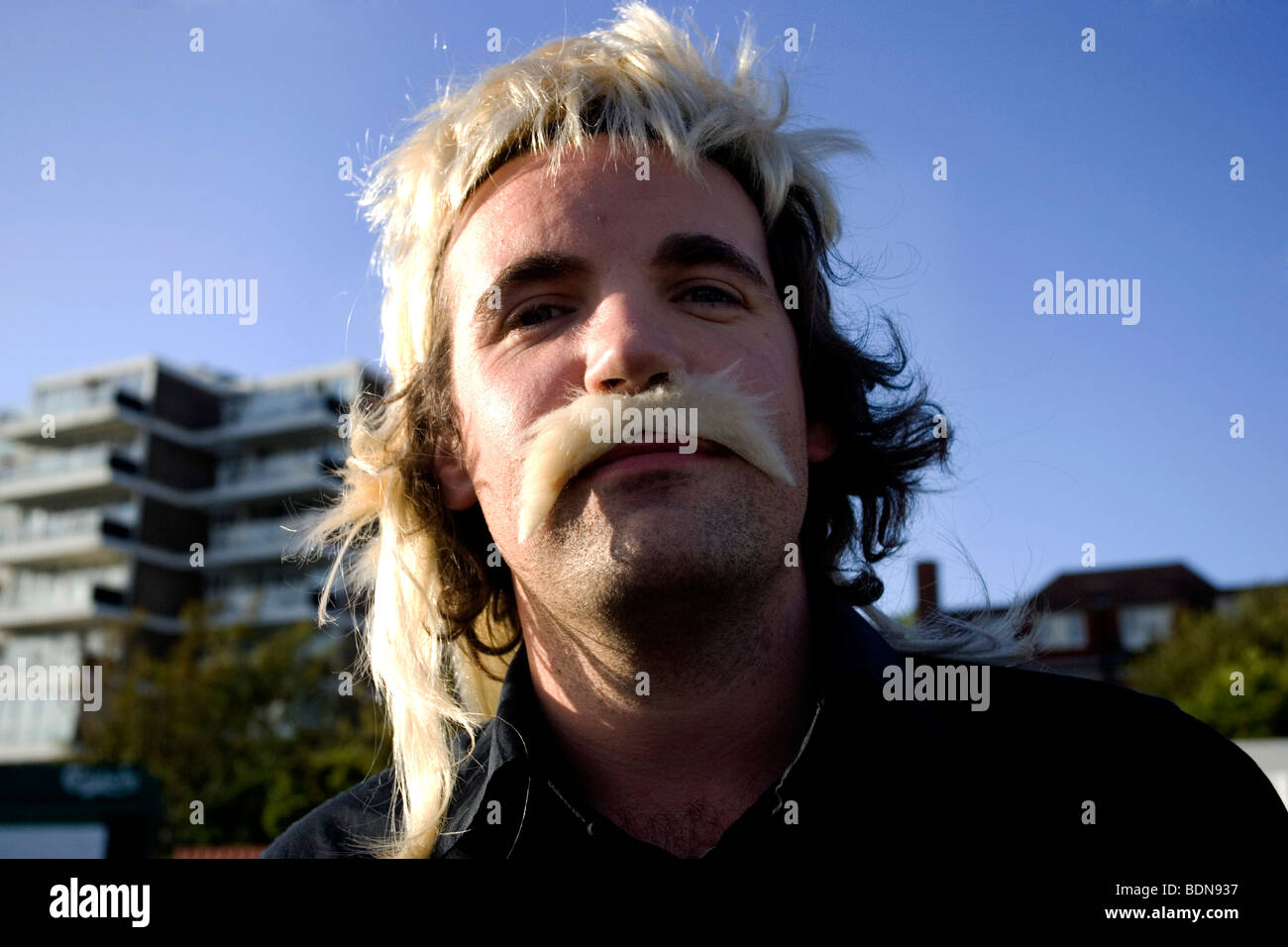 Man in a long wig hires stock photography and images Alamy