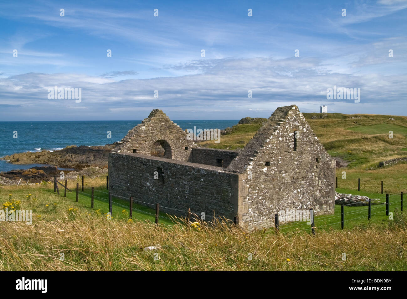 Saint Ninians Chapel, Isle of Whithorn, The Machars, Dumfries and Galloway, Scotland Stock Photo