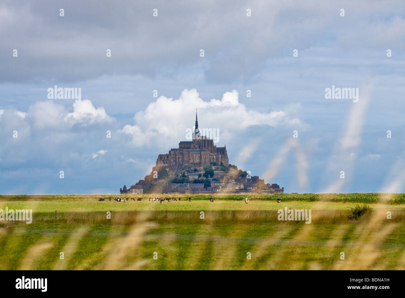 Mont St Michel, Normandy, France Stock Photo