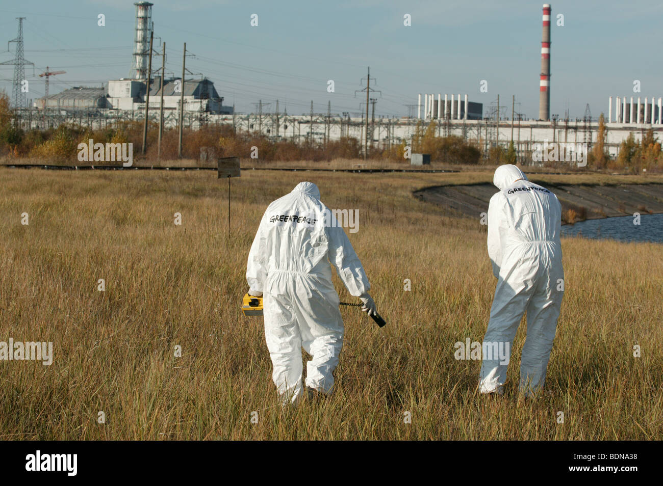 On the ground action training for Greenpeace Radiation Safety Advisors